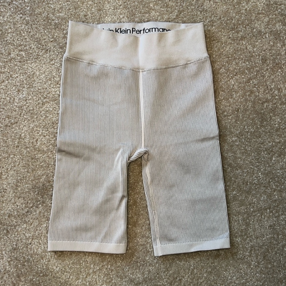 Calvin Klein ribbed biker shorts